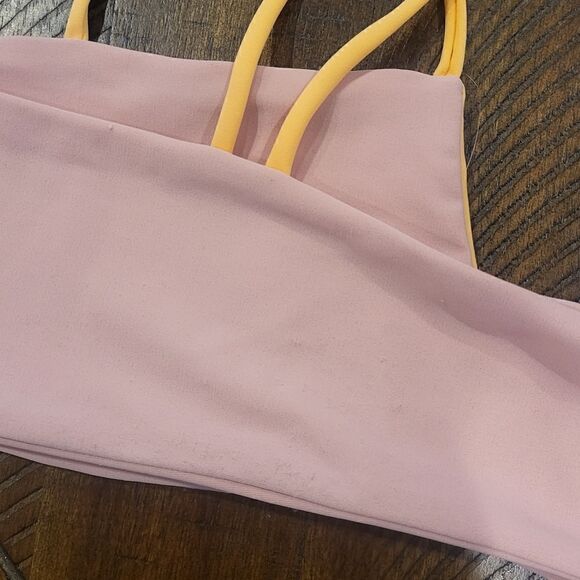 KAOHS strappy bikini top orange and pink Large **READ LISTING** - Picture 3 of 10